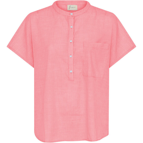 FRAU - HOT CORAL STRIPE COLOMBO SS TO FRAU - HOT CORAL STRIPE COLOMBO SS TO