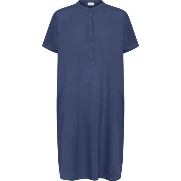 FRAU - DEEP COBOLT SEOUL SS LINEN DRE FRAU - DEEP COBOLT SEOUL SS LINEN DRE