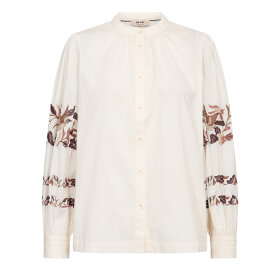 MOS MOSH - ECRU MMNOTTO EMBROID SHIRT