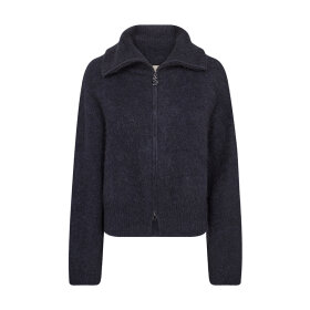 MOS MOSH - SALUTE NAVY MMHULDA KNIT ZIP C MOS MOSH - SALUTE NAVY MMHULDA KNIT ZIP C