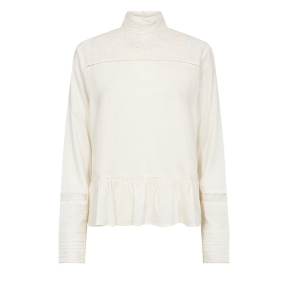 MOS MOSH - ECRU MMFENJO BLOUSE MOS MOSH - ECRU MMFENJO BLOUSE