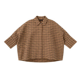 WITHBLACK - CAMEL WBLMADISON CHECK BAT SHI