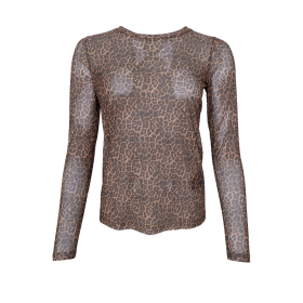 BLACK COLOUR - MINI LEO BCKAMMA MESH BLOUSE