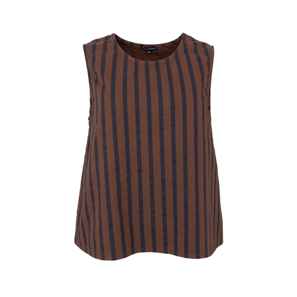 BLACK COLOUR - ESPRESSO BCMALLU TOP