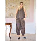 BLACK COLOUR - ESPRESSO BCMALLU BARREL PANT