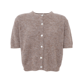 BLACK COLOUR - TAUPE BCDELL SS CARDIGAN