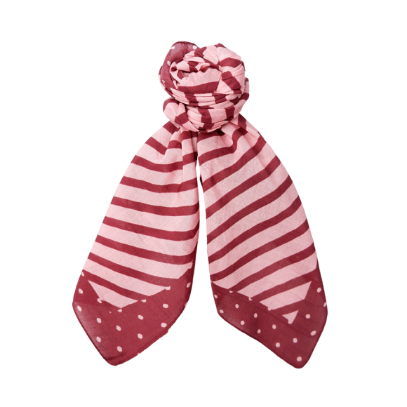 BLACK COLOUR - ROSE BCCHERI MINI SCARF