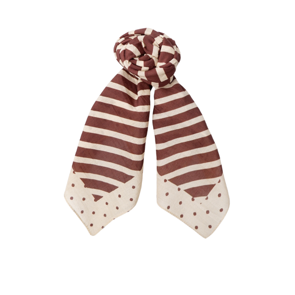 BLACK COLOUR - COFFEE BCCHERI MINI SCARF BLACK COLOUR - COFFEE BCCHERI MINI SCARF