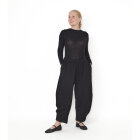SORT AARHUS - BLACK SOLID PANT