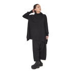 SORT AARHUS - BLACK SOLID OVERSIZE BLOUSE