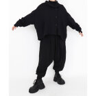 SORT AARHUS - BLACK OVERSIZE CARDIGAN