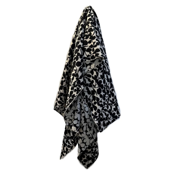 GROBUND - NIGHT FLOWER LOTTE KNIT SCARF