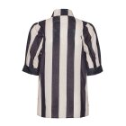 GROBUND - NAVY STRIPE GOTS FLORA SHIRT