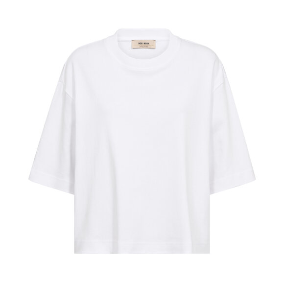 MOS MOSH - WHITE MMNATHALIE O-SS BOXY TEE