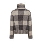 MOS MOSH - BLACK MMMAIJA CHECK KNIT