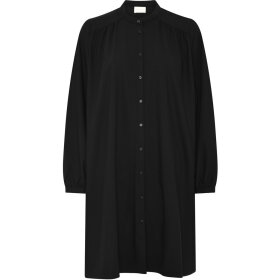 FRAU - BLACK FLORENCE LIGHT WOOL DRES