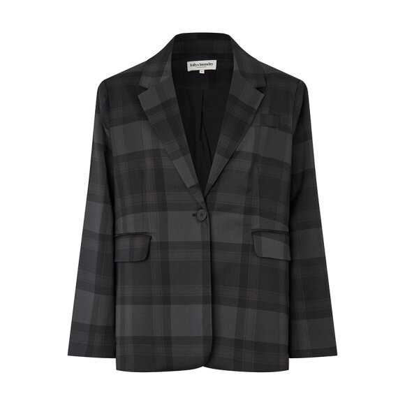 LOLLYS LAUNDRY - DARK GREY FAYLL BLAZER LS OVS LOLLYS LAUNDRY - DARK GREY FAYLL BLAZER LS OVS