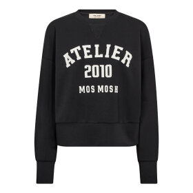 MOS MOSH - BLACK MMNIMA O-LS SWATSHIRT