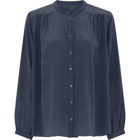 FRAU - NAVY BLAZER FLORENCE SILK SHIR