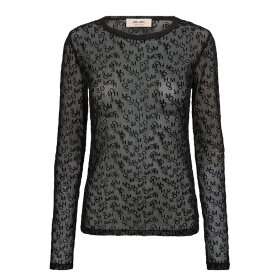 MOS MOSH - BLACK MMLORETTA MONO MESH BLOU