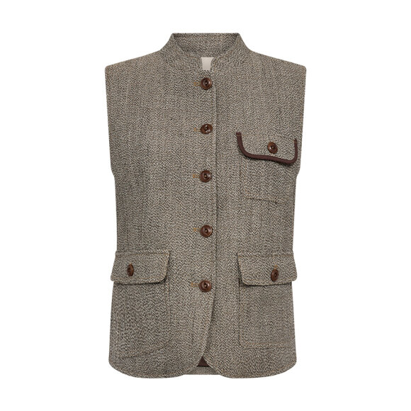 MOS MOSH - DARK CAMEL MMABIGALL UTAH VEST MOS MOSH - DARK CAMEL MMABIGALL UTAH VEST