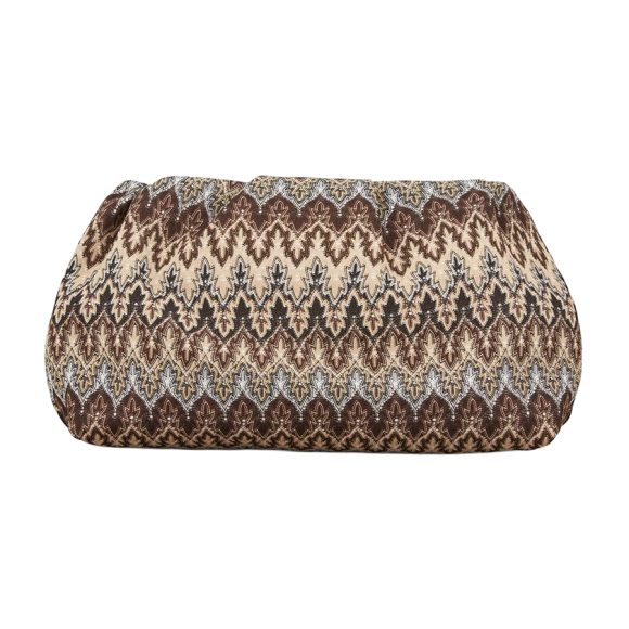 BECKSÖNDERGAARD - SAND/BROWN PALA MAXI CLUTCH BA