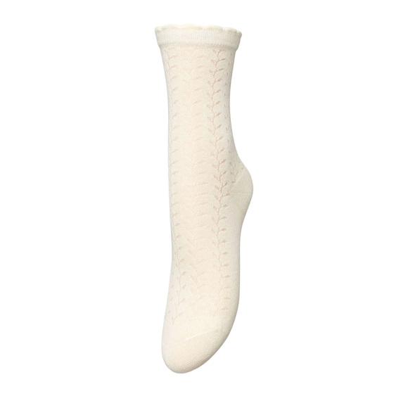BECKSÖNDERGAARD - BIRCH WHITE LEOFA COTTA SOCK BECKSÖNDERGAARD - BIRCH WHITE LEOFA COTTA SOCK