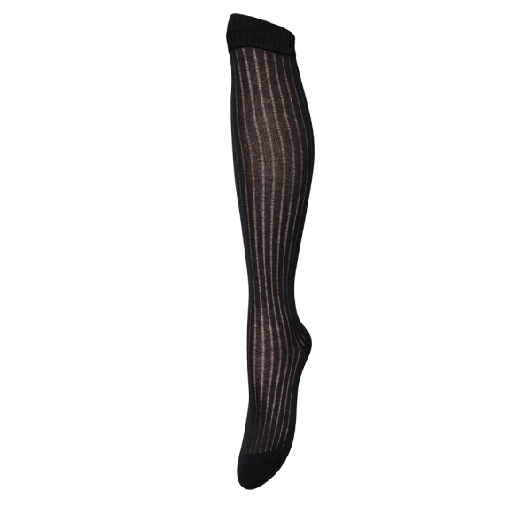 BECKSÖNDERGAARD - BLACK UMA KNEE SOCK BECKSÖNDERGAARD - BLACK UMA KNEE SOCK