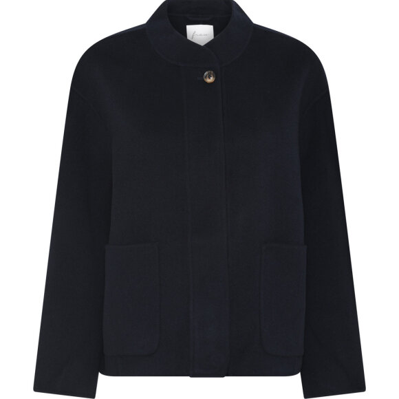 FRAU - DARK NAVY CHICAGO PURE WOOL