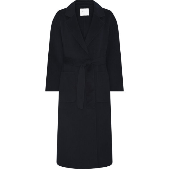 FRAU - DARK NAVY LJUBLJANA WOOL LONG