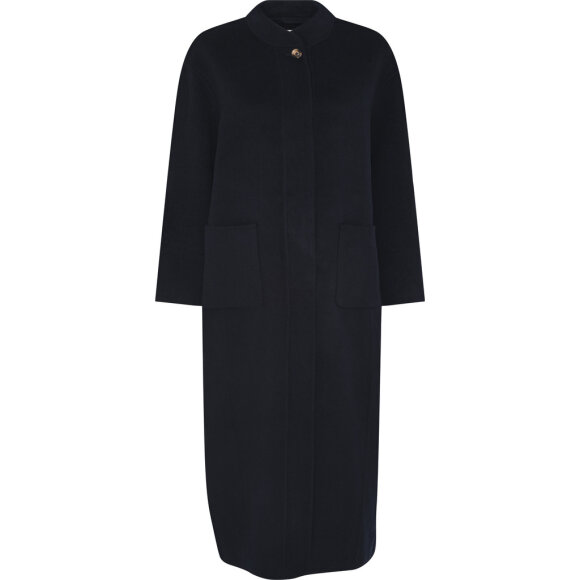 FRAU - DAR NAVY CHICAGO WOOL LONG