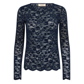 MOS MOSH - MMMIRIEL VELVET LACE BLOUSE