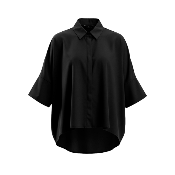 WITHBLACK - BLACK WBLMADISON BATSLEEVE SH WITHBLACK - BLACK WBLMADISON BATSLEEVE SH