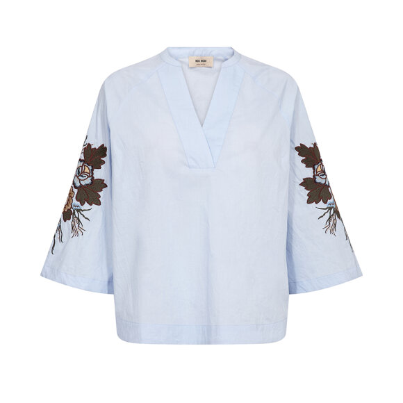 MOS MOSH - SKYWAY MMALEYSA POPLI BLOUSE MOS MOSH - SKYWAY MMALEYSA POPLI BLOUSE