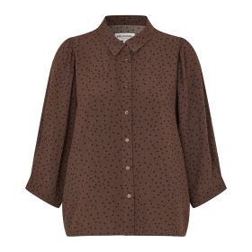 LOLLYS LAUNDRY - DARK MOCCA BONOLL SHIRT SS