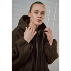 WITHBLACK - DARK GREY MEL WBLFLORA HOODED