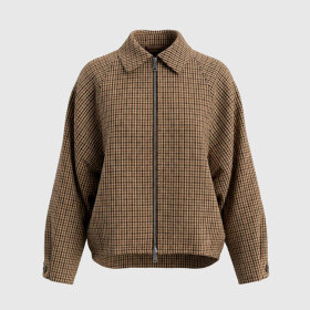 WITHBLACK - CAMEL WBLJACKIE CHECKED JACKET