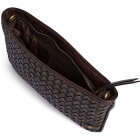 DEPECHE - DARK BROWN SOFYA CLUTCH