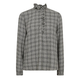 MOS MOSH - BLACK MMBILES CHECK BLOUSE