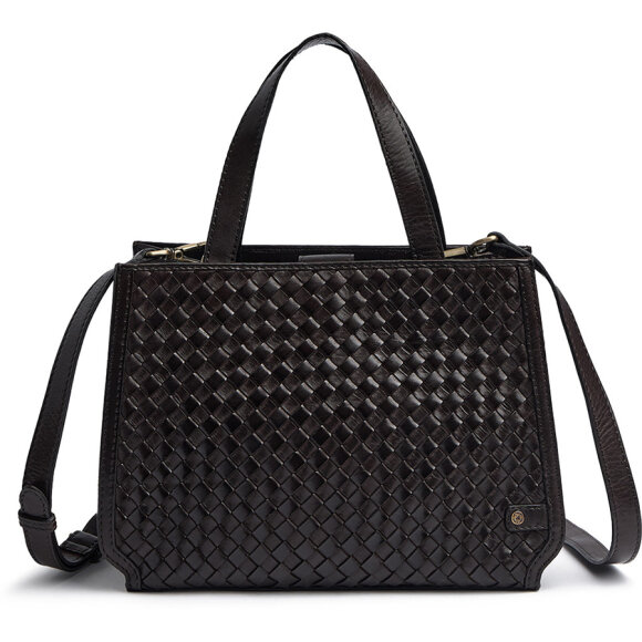 DEPECHE - DARK BROWN SOFYA HANDBAG