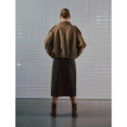 WITHBLACK - BROWN CHECK WBLBEATRIX MIDI SK