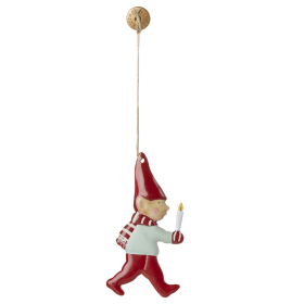MAILEG - Metal ornament, Nisse - Steari