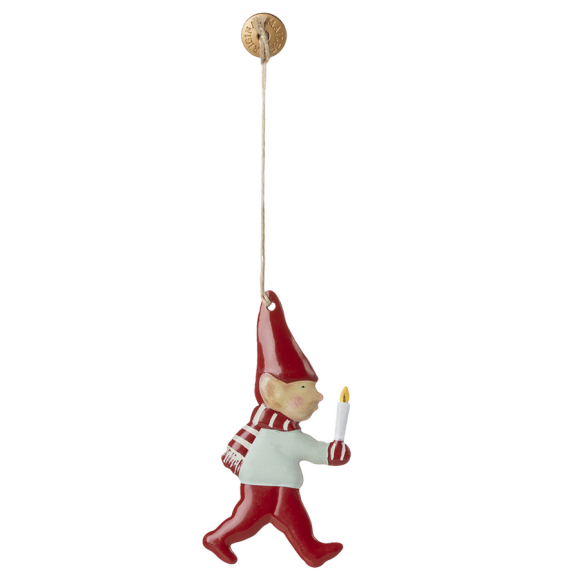 MAILEG - Metal ornament, Nisse - Steari
