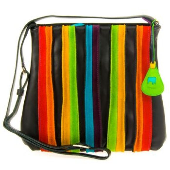 MYWALIT - MYWALIT-SORT TASKE MED FARVEDE STRIBER