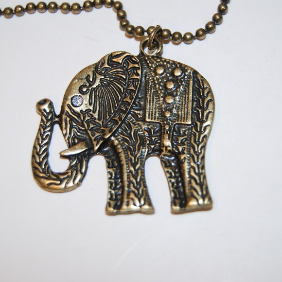 JUST FEMALE - GULDKÆDE M. ELEFANT
