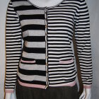 MANSTED - STRIBET CARDIGAN