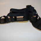 SORT SANDAL M. ELASTIK
