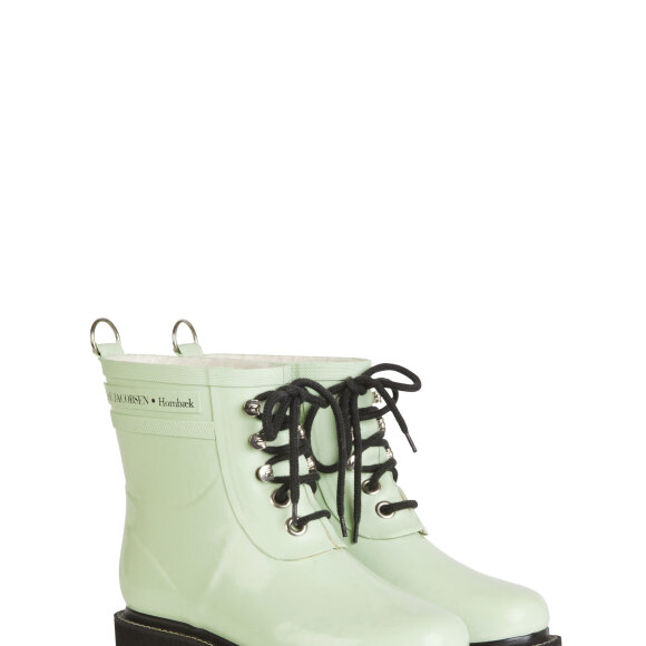 ILSE JACOBSEN - ILSE JACOBSEN-RUB2-MIST GREEN KORT GUMMISTØVLE