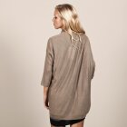MØRK SANDFARVET CARDIGAN