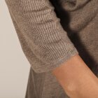 MØRK SANDFARVET CARDIGAN